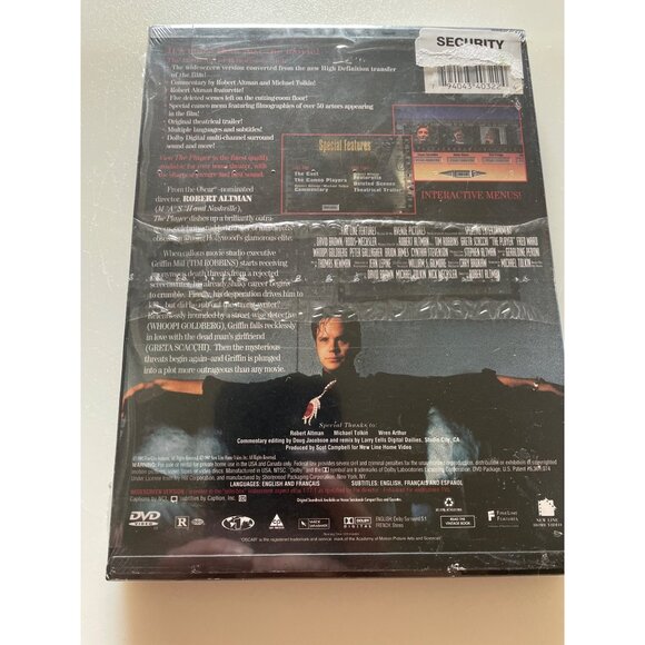 The Player DVD New Line Platinum Series Sealed Robert Altman Tim Robbins Whoopi - Picture 2 of 7
